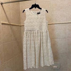 Mini Boden lace crochet dress